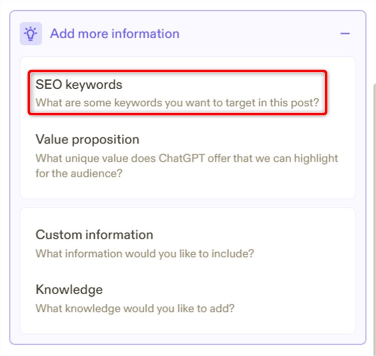 jasper ai seo keywords 2